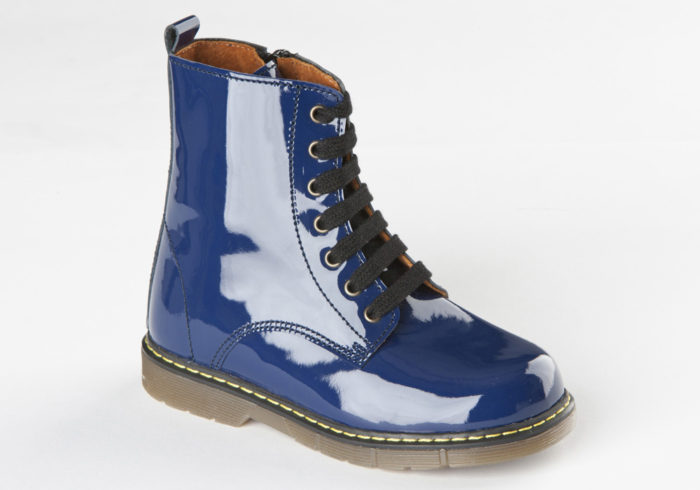 BOTA DE NIÑA - MUJER CHAROL AZUL