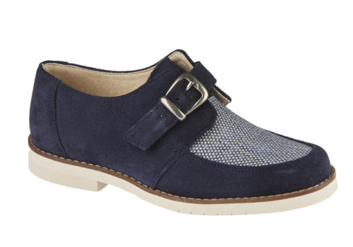 ZAPATO DE NIÑO COMUNIÓN SERRAJE MARINO COMBINADO