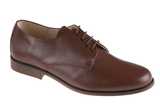 ZAPATO DE NIÑO COMUNIÓN PIEL MARRÓN