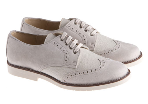 ZAPATO DE NIÑO COMUNIÓN ANTE Y LINO BEIG - Imagen 2