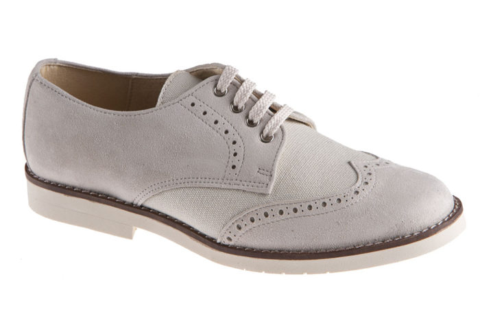 ZAPATO DE NIÑO COMUNIÓN ANTE Y LINO BEIG