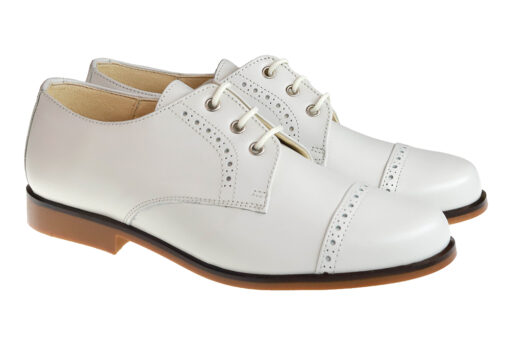 ZAPATO DE NIÑO COMUNIÓN PIEL PORCELANA - Imagen 2