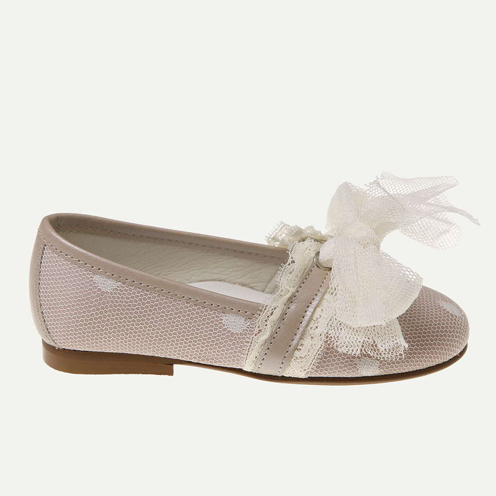 ZAPATO DE NIÑA COMUNIÓN PLUMETI ROSA