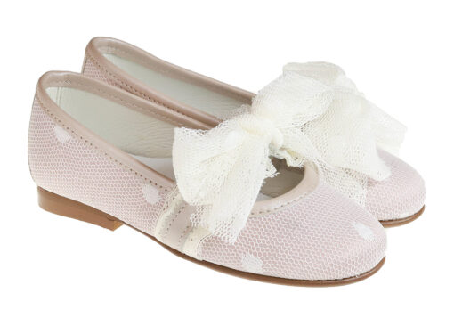 ZAPATO DE NIÑA COMUNIÓN PLUMETI ROSA - Imagen 2