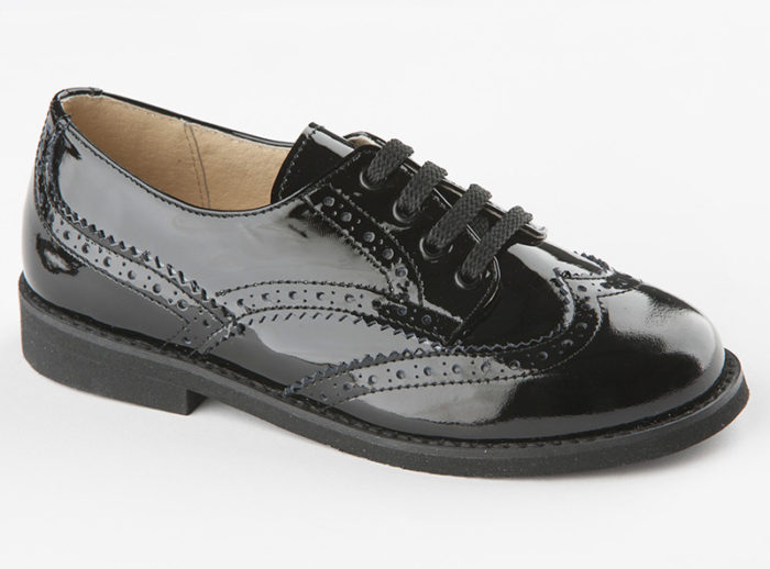 ZAPATO UNISEX CEREMONIA CHAROL NEGRO