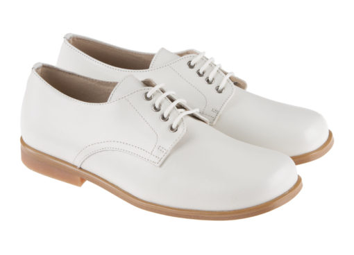 ZAPATO DE NIÑO COMUNIÓN PIEL PORCELANA - Imagen 2