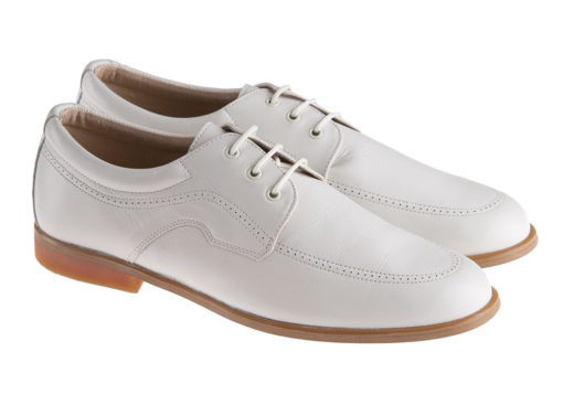 ZAPATO DE NIÑO COMUNIÓN PIEL PORCELANA - Imagen 2