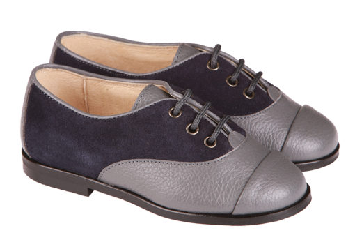ZAPATO UNISEX GRIS-MARINO - Imagen 2
