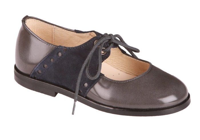 ZAPATO DE  NIÑA MARINO-GRIS