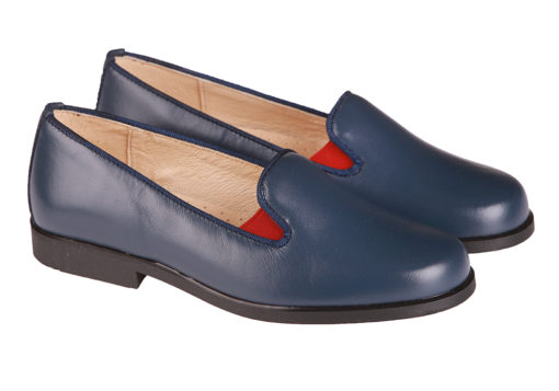 ZAPATO UNISEX MARINO ELASTICO ROJO - Imagen 2