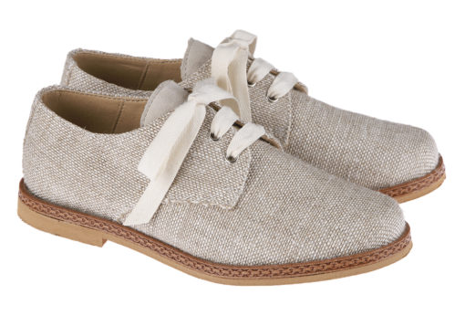 ZAPATO DE NIÑO COMUNIÓN LINO BEIG - Imagen 2