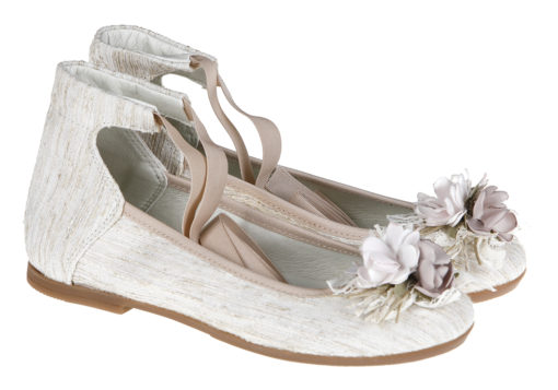 ZAPATO DE NIÑA COMUNIÓN TALON ALTO BEIG - Imagen 3
