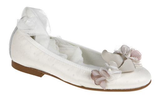 ZAPATO DE NIÑA COMUNIÓN PLUMETI COLOR CRUDO