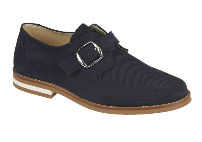 ZAPATO DE NIÑO COMUNIÓN ANTE Y LINO MARINO