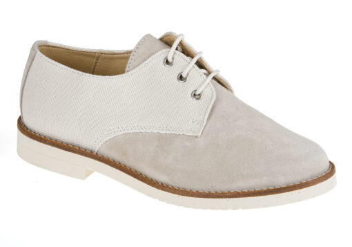 ZAPATO DE NIÑO COMUNIÓN ANTE y LINO CRUDO