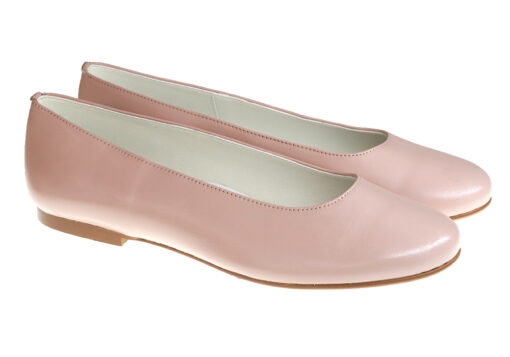 ZAPATO DE MUJER BAILARINA PIEL ROSA - Imagen 2