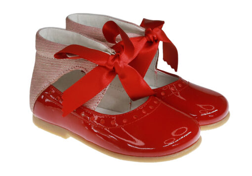 ZAPATO MERCEDITAS TALON ALTO ROJO - Imagen 2