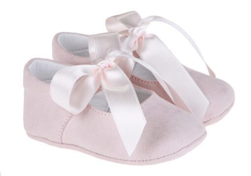 ZAPATO DE BEBÉ NUDE LAZADA RASO