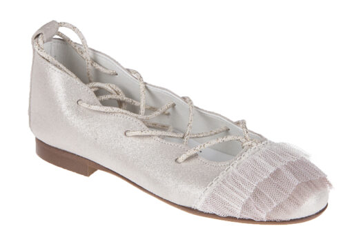 ZAPATO DE NIÑA COMUNIÓN CHAMPAGNE