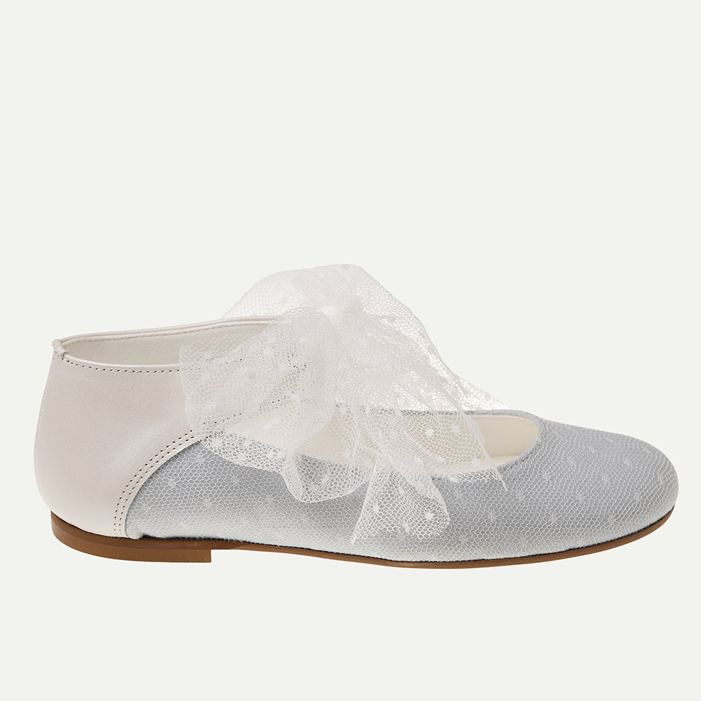 ZAPATO COMUNIÓN NIÑA PLUMETI CELESTE