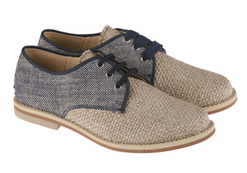 ZAPATO DE NIÑO COMUNIÓN LINO Y YUTE - Imagen 2