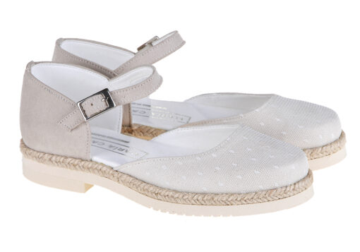 ZAPATO DE NIÑA COMUNIÓN PLUMETI COLOR CRUDO - Imagen 2