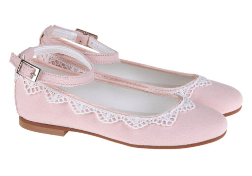 ZAPATO DE NIÑA COMUNIÓN ROSA - Imagen 2