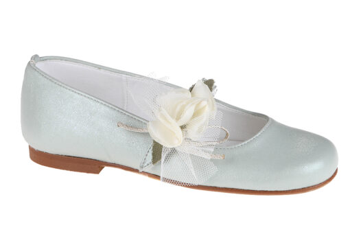 ZAPATO DE NIÑA MERCEDITAS COMUNIÓN VERDE