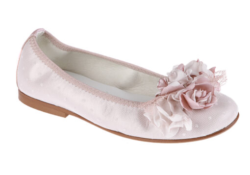 ZAPATO DE NIÑA COMUNIÓN PLUMETI ROSA