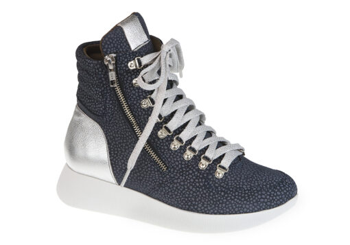 MC WOMAN BOTA CHICA AZUL REFLECTANTE