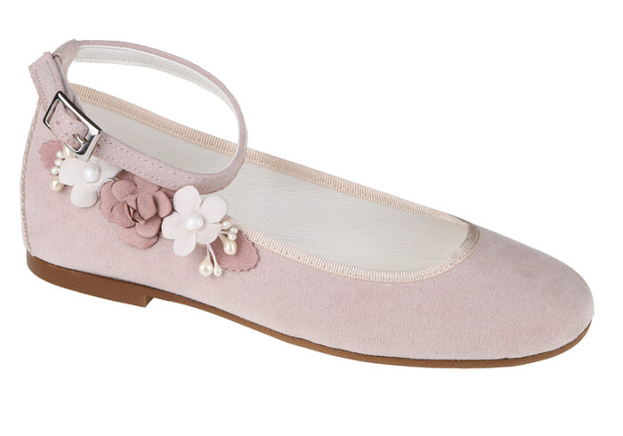 ZAPATO COMUNIÓN NIÑA ANTE ROSA
