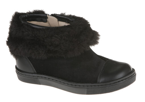 BOTA NIÑA DE INVIERNO TERCIOPELO CON PELO