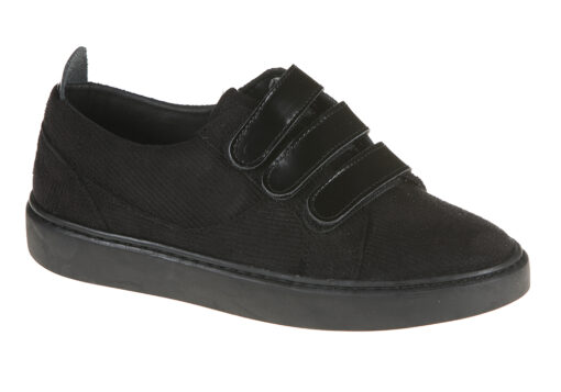 ZAPATO DEPORTIVO NIÑO VELCRO NEGRO COMBINADO