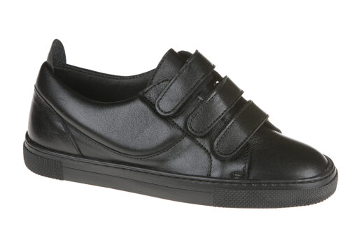 ZAPATO DEPORTIVO NIÑO VELCRO NEGRO
