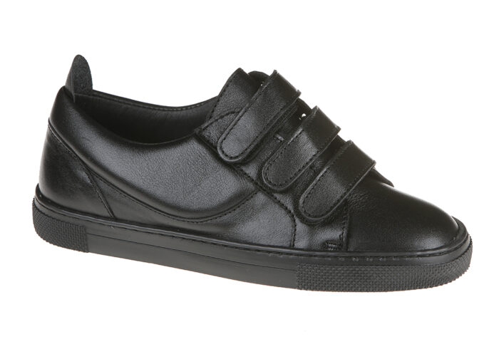 ZAPATO DEPORTIVO NIÑO VELCRO NEGRO
