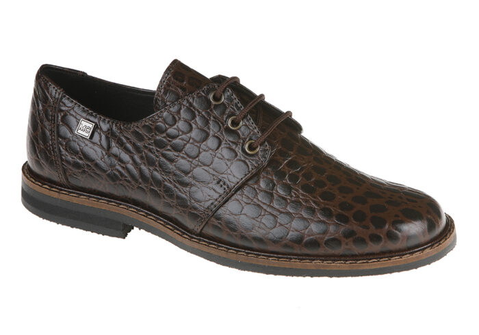 ZAPATO BLUCHER UNISEX COMBINADO MARRON