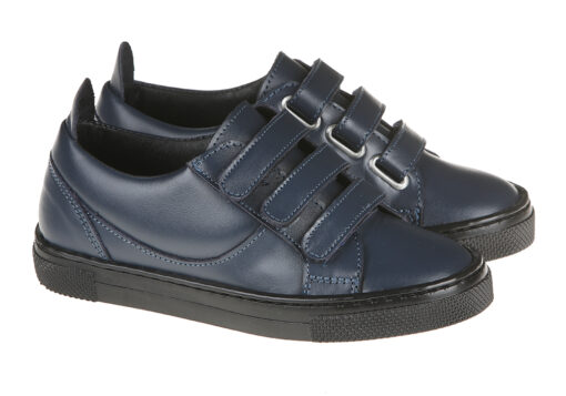 ZAPATO DEPORTIVO NIÑO VELCRO MARINO - Imagen 2