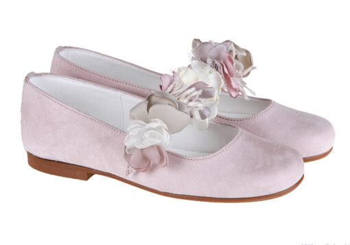 ZAPATO DE NIÑA COMUNIÓN ANTE ROSA - Imagen 2