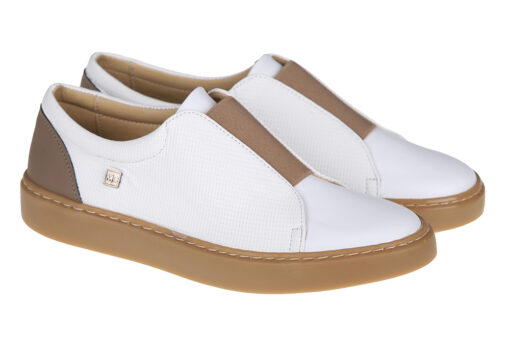 SNEAKER PIEL BLANCA