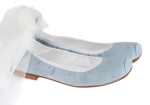 ZAPATO DE NIÑA COMUNIÓN CELESTE - Imagen 2