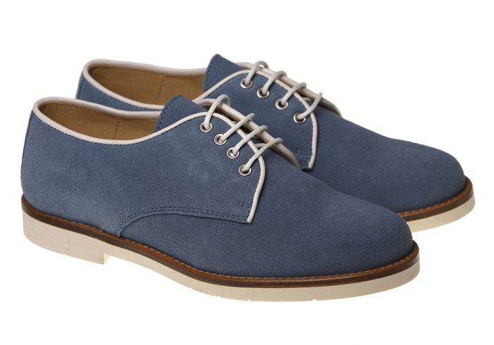 ZAPATO DE NIÑO COMUNIÓN SERRAJE COLOR JEANS